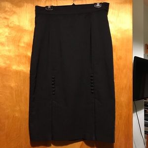 Bettie Page brand midi skirt with button details